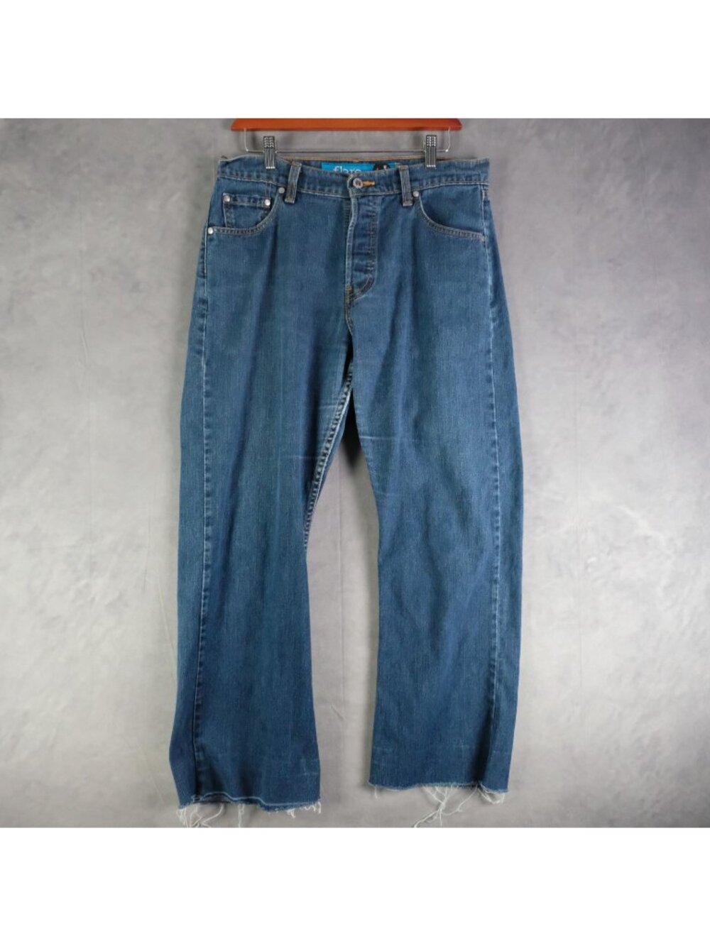 Levis Silver Tab Jeans Mens 32X28 Blue Flare Button Fly Medium Wash Y2K